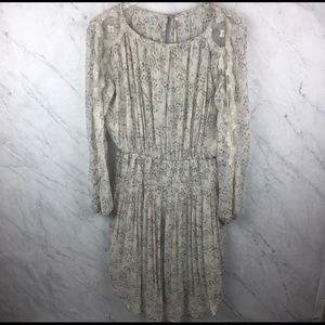 Free people cream floral dress